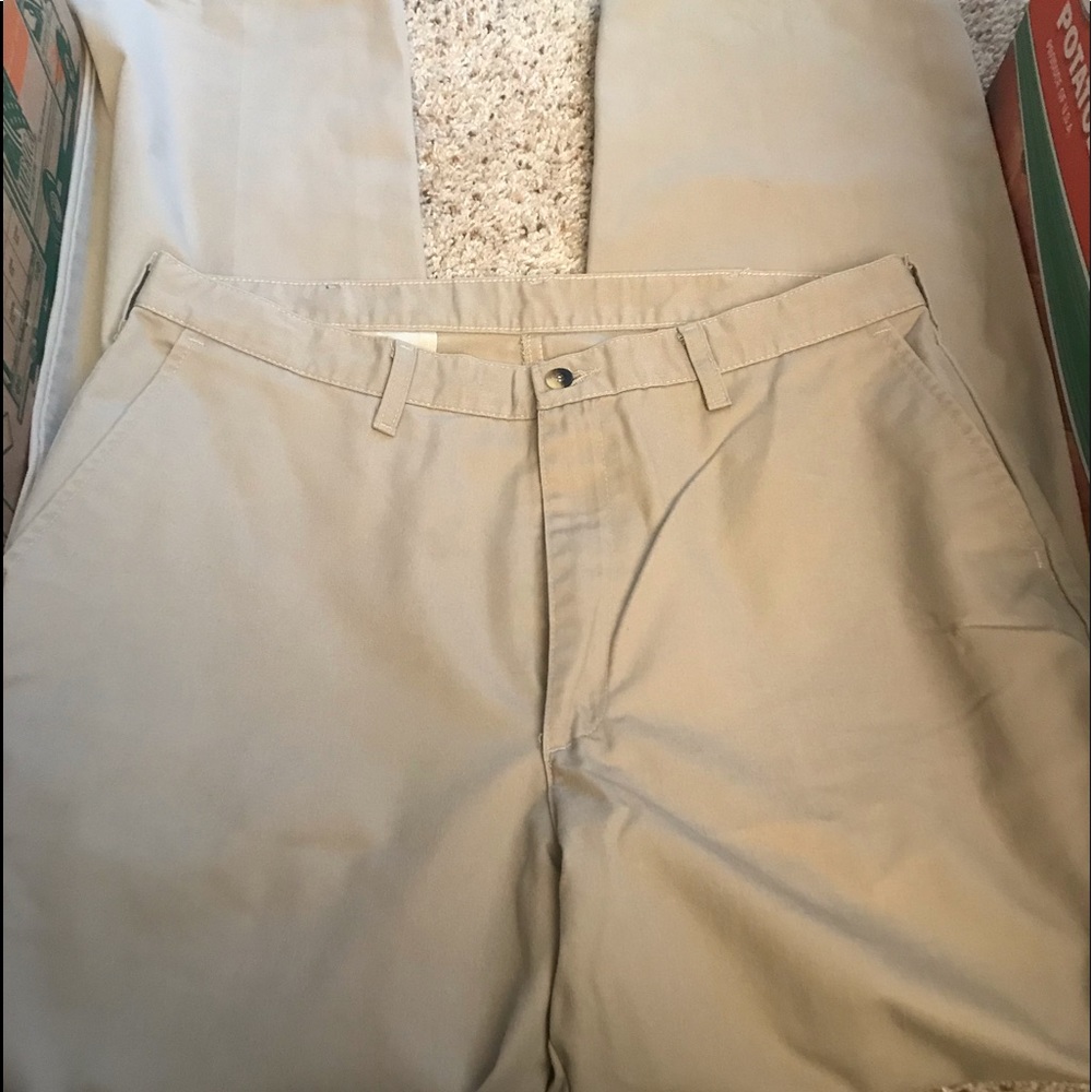 Khaki slacks